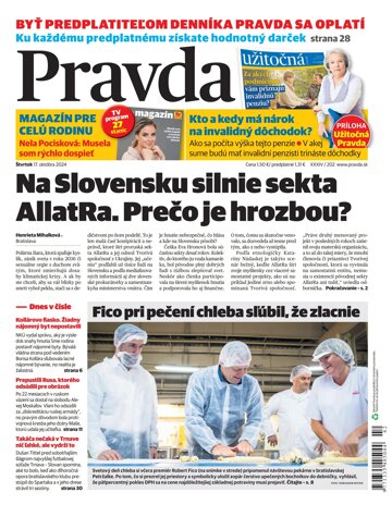 Obálka e-magazínu Pravda 17. 10. 2024