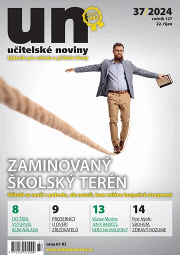 Obálka e-magazínu Učitelské noviny 37/2024