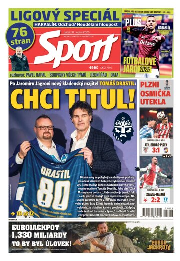 Obálka e-magazínu Sport 31.1.2025