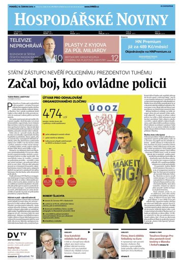 Obálka e-magazínu Hospodářské noviny 114 - 13.6.2016