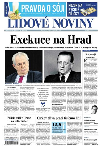 Obálka e-magazínu Lidové noviny 24.9.2016