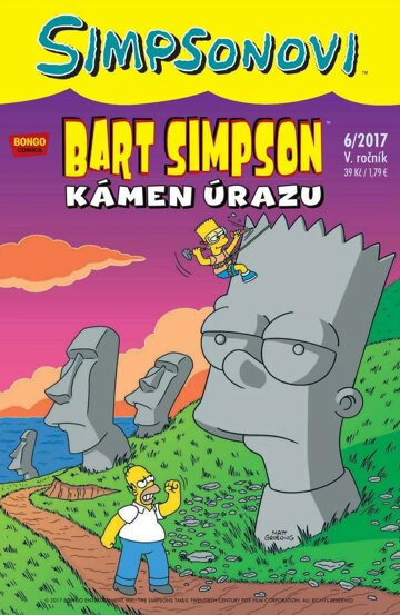 Obálka e-magazínu Bart Simpson 6/2017: Kámen úrazu