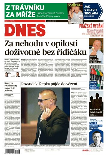 Obálka e-magazínu MF Dnes 24.8.2018