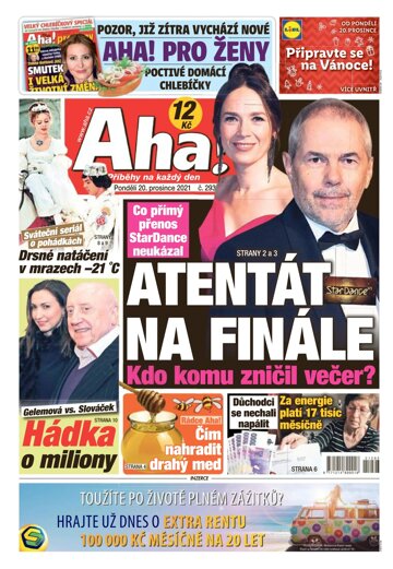 Obálka e-magazínu AHA! 20.12.2021