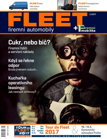 Obálka e-magazínu FLEET firemní automobily 1/2017