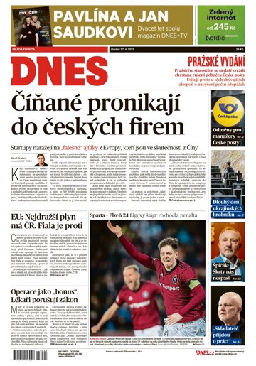 Obálka e-magazínu MF Dnes 27.4.2023