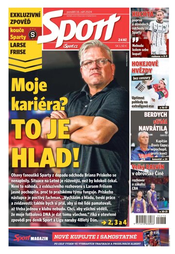 Obálka e-magazínu Sport 16.9.2024