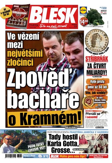 Obálka e-magazínu Blesk 4.2.2016