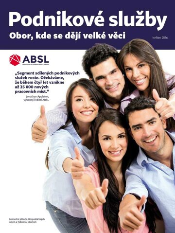 Obálka e-magazínu Ekonom 20 - 19.05.2016 - příloha ABSL Podnikové služby