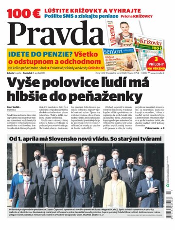 Obálka e-magazínu Pravda Dennik 3. 4. 2021