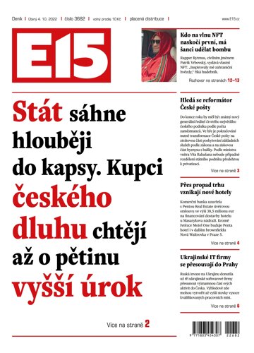 Obálka e-magazínu E15 4.10.2022