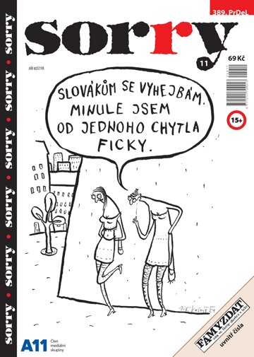 Obálka e-magazínu Sorry 11/2024