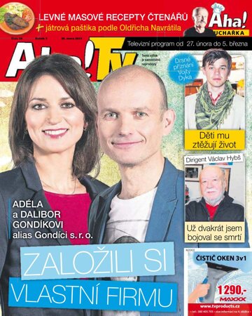 Obálka e-magazínu AHA! Tv - 26.2.2015