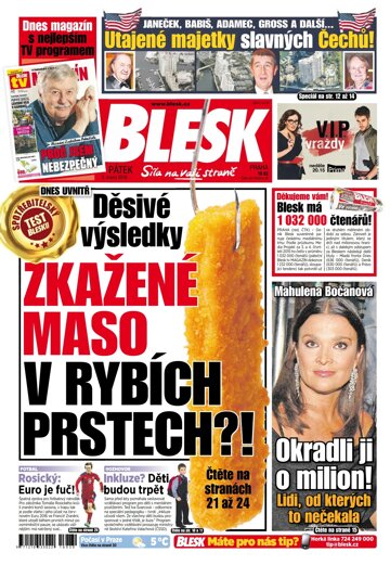 Obálka e-magazínu Blesk 5.2.2016