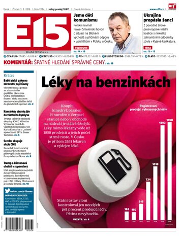 Obálka e-magazínu E15 3.3.2016