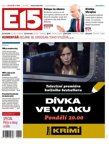 Obálka e-magazínu E15 29.3.2018