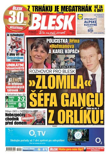 Obálka e-magazínu Blesk 14.2.2022