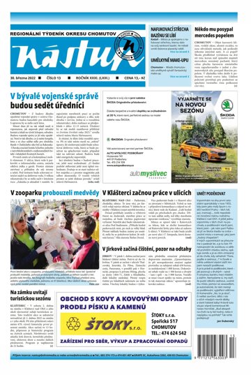 Obálka e-magazínu Nástup 13/2022