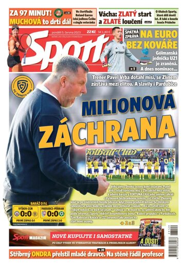 Obálka e-magazínu Sport 5.6.2023