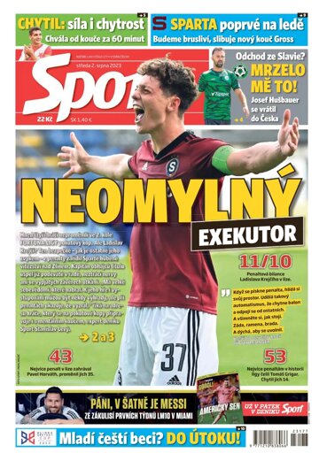 Obálka e-magazínu Sport 2.8.2023