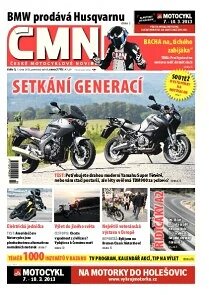 Obálka e-magazínu ČESKÉ MOTOCYKLOVÉ NOVINY 3/2013