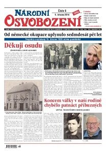 Obálka e-magazínu Národní Osvobození 5/2014