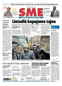 Obálka e-magazínu SME 23.10.2014