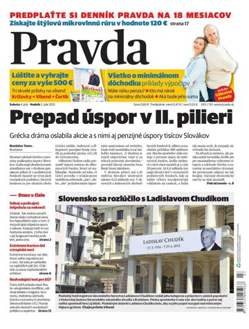 Obálka e-magazínu Pravda 4.7.2015