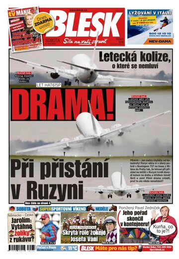 Obálka e-magazínu Blesk 8.10.2016