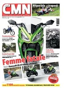 Obálka e-magazínu ČESKÉ MOTOCYKLOVÉ NOVINY 16/2012