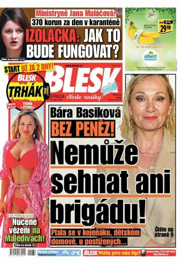 Obálka e-magazínu Blesk 10.2.2021