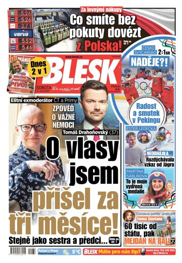 Obálka e-magazínu Blesk 12.2.2022