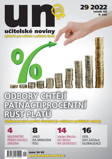 Obálka e-magazínu Učitelské noviny 29/2022