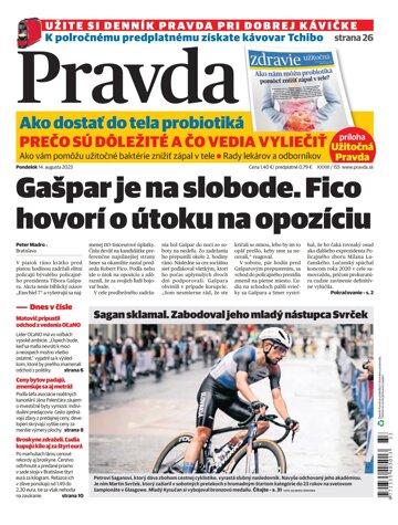 Obálka e-magazínu Pravda 14. 8. 2023