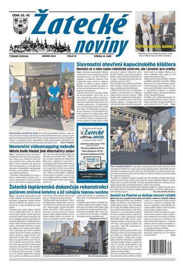 Obálka e-magazínu Žatecké noviny 39/24