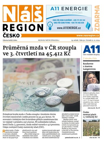 Obálka e-magazínu Náš Region - Česko 50/2024