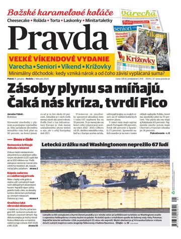 Obálka e-magazínu Pravda 31. 1. 2025