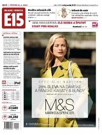 Obálka e-magazínu E15 23.1.2014