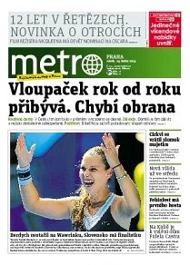 Obálka e-magazínu deník METRO 24.1.2014