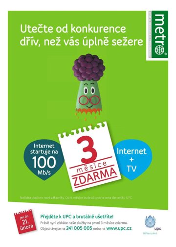 Obálka e-magazínu deník METRO 16.2.2016