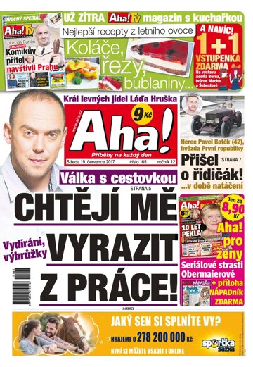 Obálka e-magazínu AHA! 19.7.2017