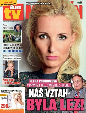 Obálka e-magazínu Blesk Tv magazín - 25.8.2017