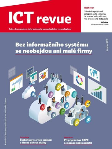 Obálka e-magazínu Hospodářské noviny - příloha 215 - 7.11.2017 příloha ICT revue