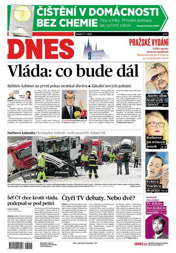 Obálka e-magazínu MF Dnes 17.1.2018