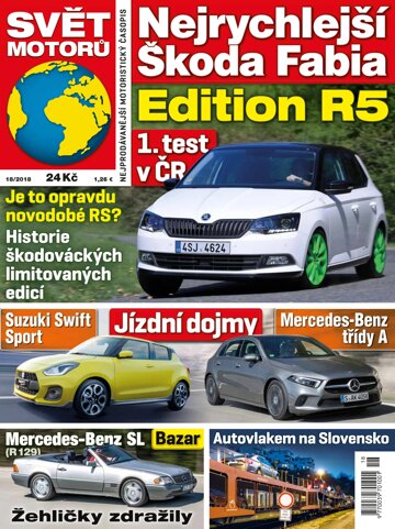 Obálka e-magazínu Svět motorů 30.4.2018