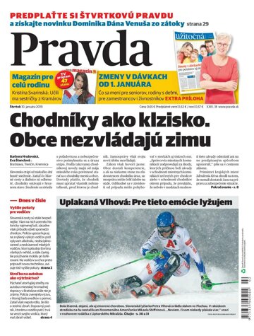 Obálka e-magazínu Pravda 10. 1. 2019