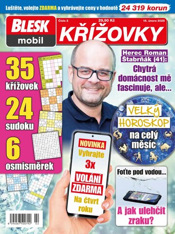 Obálka e-magazínu BleskMobil křížovky 2/2025