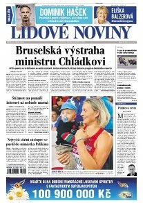 Obálka e-magazínu Lidové noviny 15.8.2014