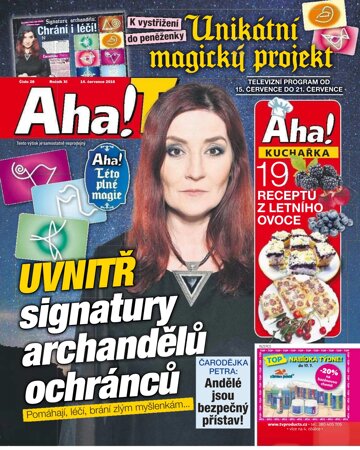 Obálka e-magazínu AHA! Tv - 14.7.2016