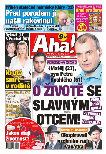 Obálka e-magazínu AHA! 14.1.2017